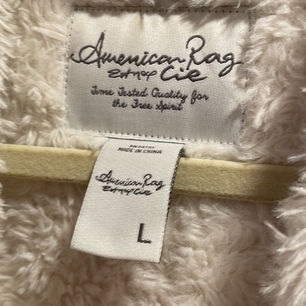 Fuzzy Suede Vest - Picture 3 of 5
